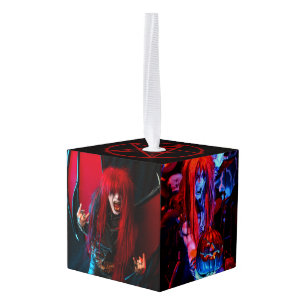 Amazing Demon Boy Photo Cube Ornament