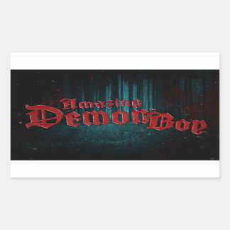 Amazing Demon Boy Rectangular Sticker