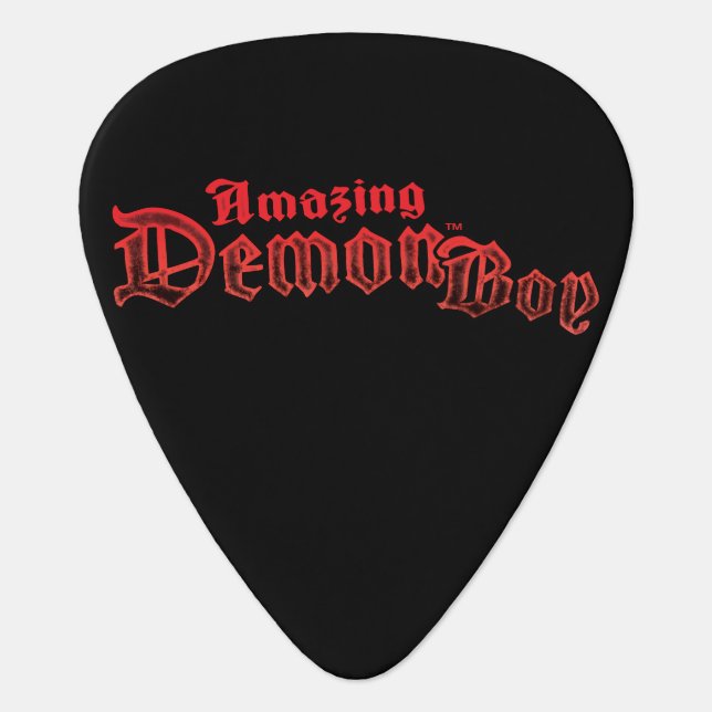 Amazing Demon Boy Rise of the Demon Guitar Pick (Front)