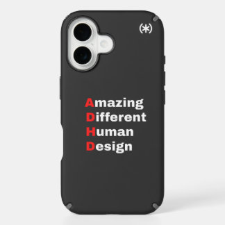 Amazing Different Human Design - ADHD Pride iPhone 16 Case