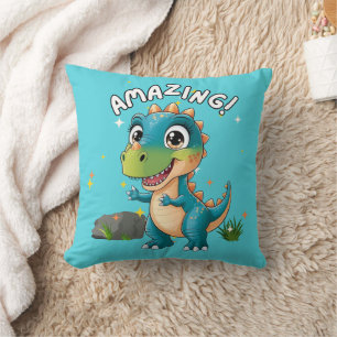Amazing!, Dinosaur Throw Pillow