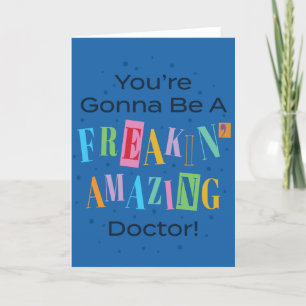 Amazing Doctor Graduation Card