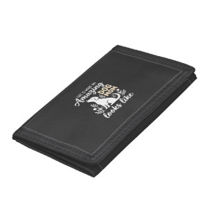 Amazing Dog Mom Floral Dog Lover Tri-fold Wallet