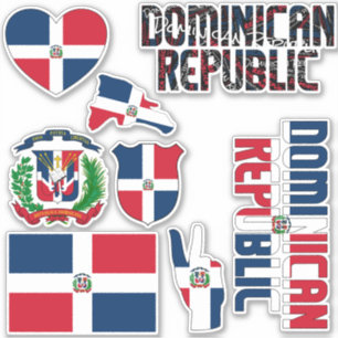 Amazing Dominican Republic Shapes National Symbols Sticker