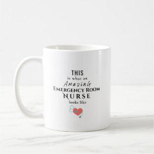 Amazing Emergency Room Nurse Personalized Coffee Mug
