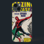 Amazing Fantasy Spider-Man Comic #15 iPhone 13 Case<br><div class="desc">Check out this vintage Amazing Fantasy comic cover for issue number 15,  featuring Spider-Man web swinging while carrying a bad buy.</div>