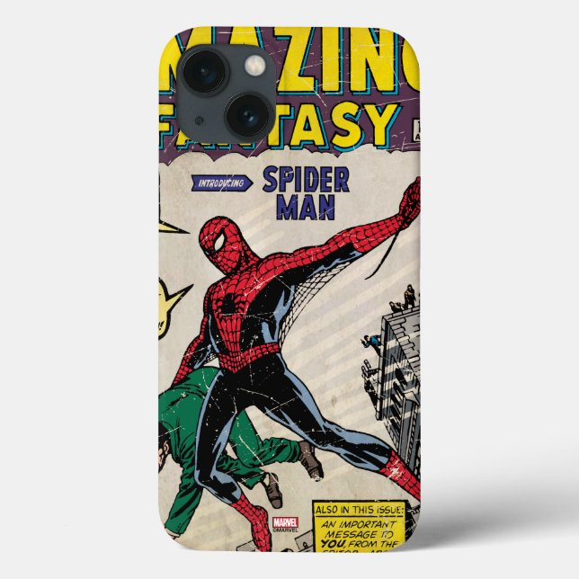 Amazing Fantasy Spider-Man Comic #15 Case-Mate iPhone Case (Back)