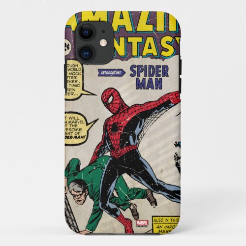 Amazing Fantasy Spider_Man Comic 15 iPhone 11 Case