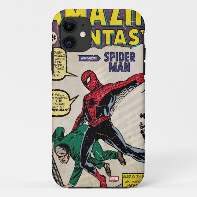 Amazing Fantasy Spider-Man Comic #15 Case-Mate iPhone Case (Back)