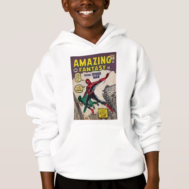 Amazing Fantasy Spider-Man Comic #15 Hoodie (Front)
