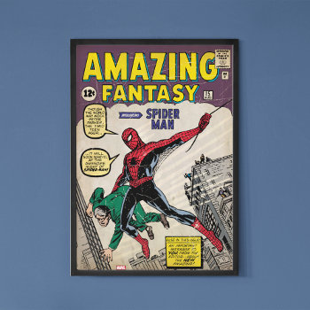 Amazing Fantasy Spider-man Comic #15 Poster by marvelclassics at Zazzle