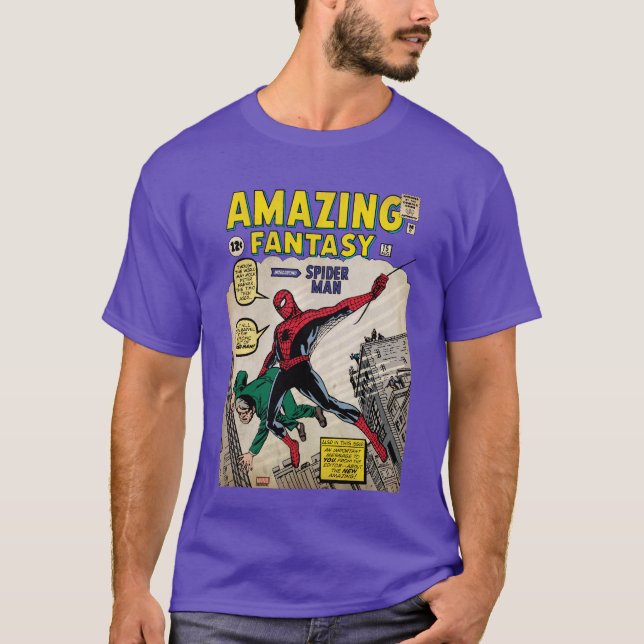 Amazing Fantasy Spider-Man Comic #15 T-Shirt (Front)