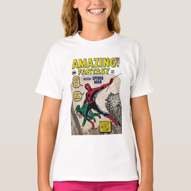 Amazing Fantasy Spider-Man Comic #15 T-Shirt (Front)