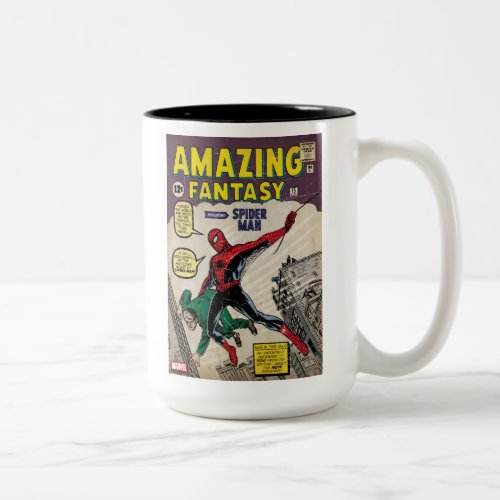 Amazing Fantasy Spider_Man Comic 15 Two_Tone Coffee Mug