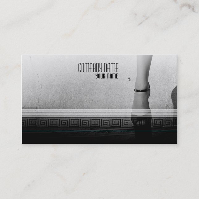Amazing Fashion World Business Card (Front)