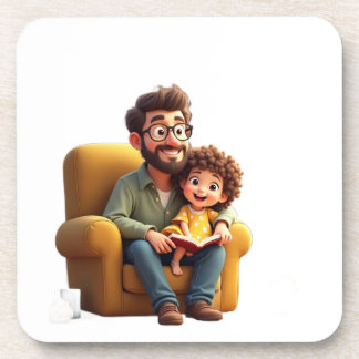 Amazing father day beverage coaster