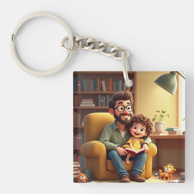 Amazing father day keychain (Front)