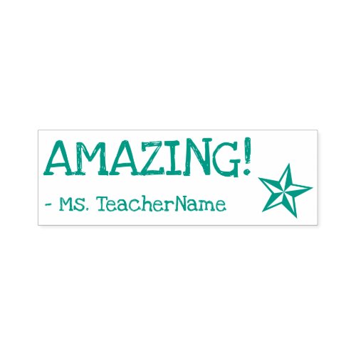 AMAZING Feedback Rubber Stamp