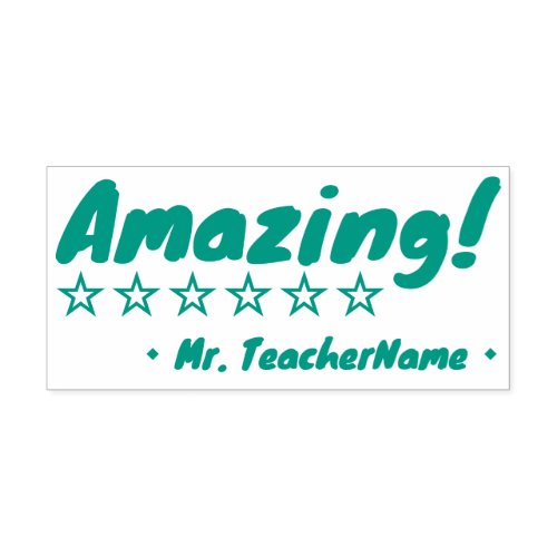 Amazing Feedback Rubber Stamp
