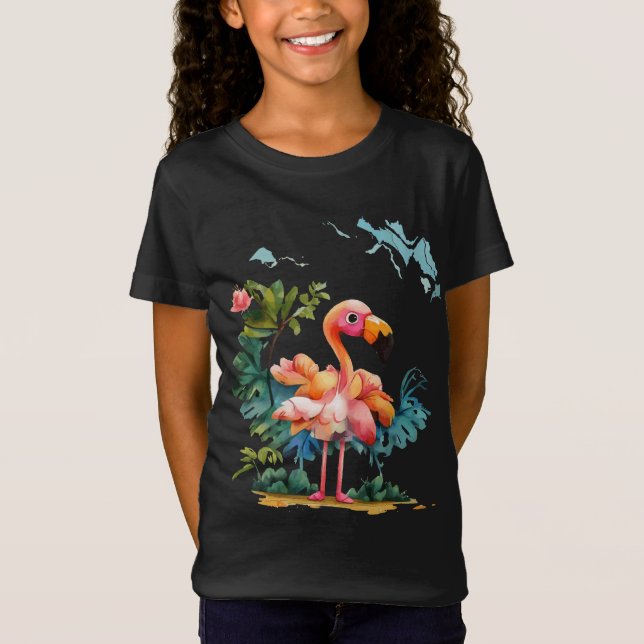 Amazing Flamingo  T-Shirt (Front)