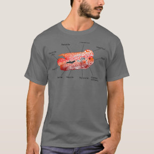 Amazing Flowerhorn Anatomy T-Shirt