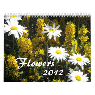 Amazing Flowers 2012 Calendar