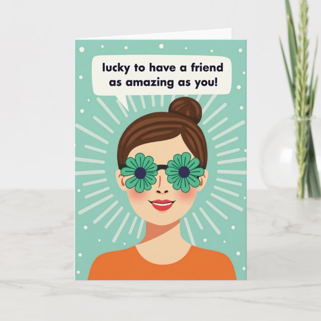 Amazing Friend Graphic Art Card (Front)