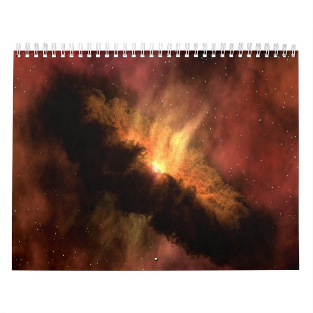 AMAZING GALAXY WITH BRIGHT STARS CALENDAR (Cover)