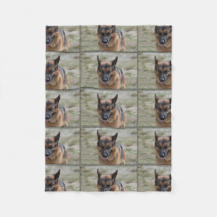 Amazing German Shepherd Fleece Blanket