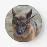 Amazing German Shepherd Round Clock