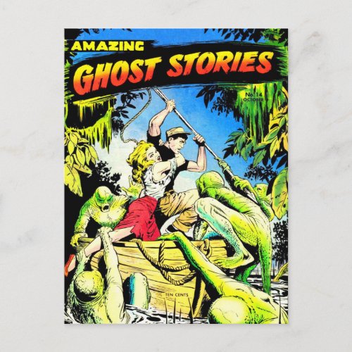 Amazing Ghost Stories Postcard