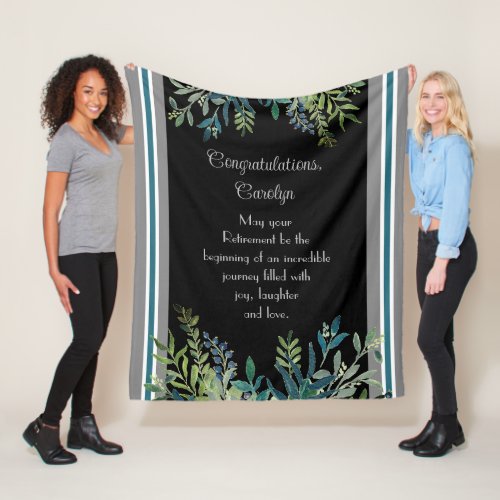 Amazing gift Custom Retirement blanket