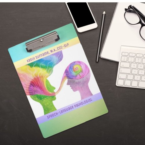 Amazing Gift Speech Pathologist Custom Clipboard
