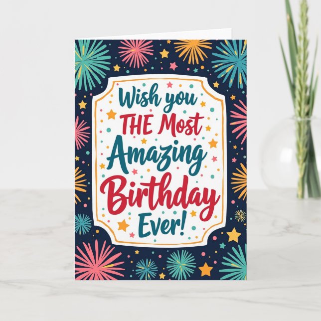 Amazing Gold Border Card (Front)