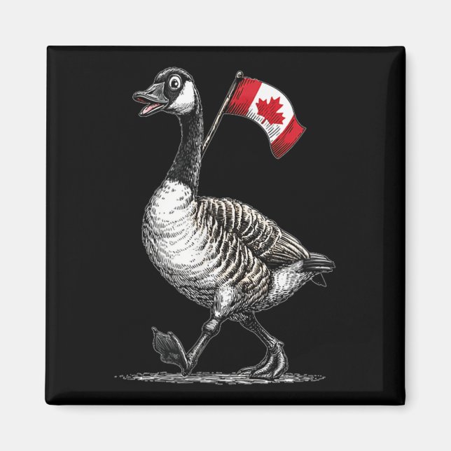 Amazing Goose Graphic For Canada Lovers  Magnet (Front)