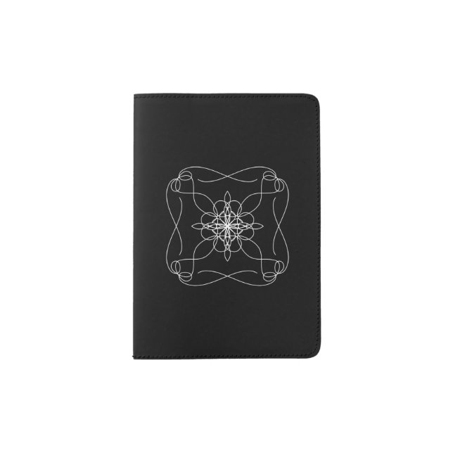 Amazing Grace Abstract Pattern Passport Holder (Front)