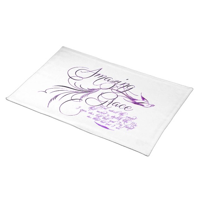 Amazing Grace   Air Freshener Cloth Placemat (On Table)