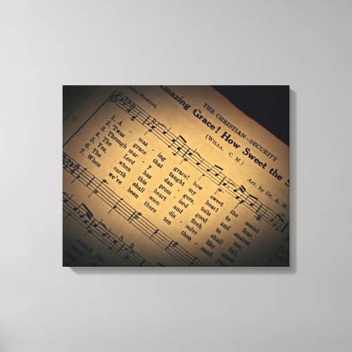 Amazing Grace _ Art Canvas Print