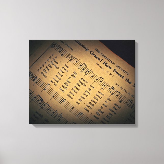 Amazing Grace - Art Canvas Print (Front)