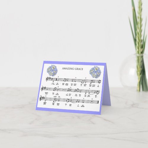 Amazing Grace Blank Notecard