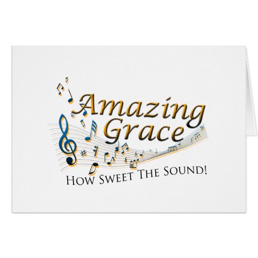 Amazing Grace Cards (Front Horizontal)