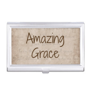 Amazing Grace Case For Business Cards
