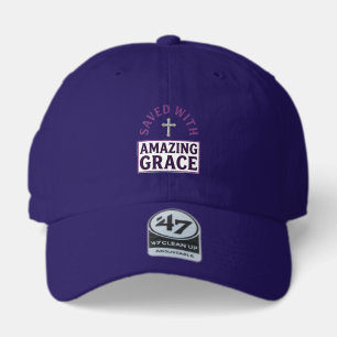 Amazing Grace Christian Cross Vintage 47 Brand Hat