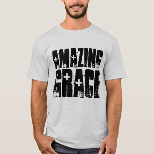 AMAZING GRACE Christian T_Shirts