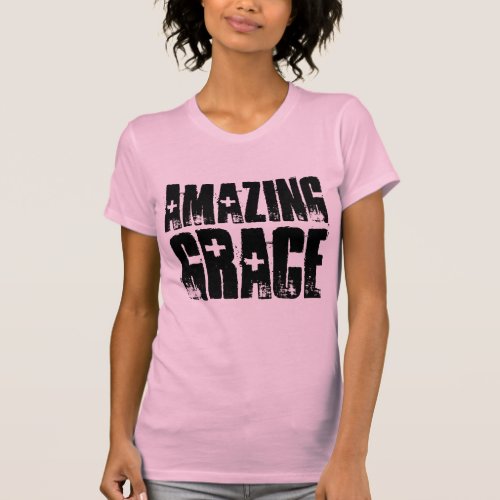 AMAZING GRACE Christian T_shirts