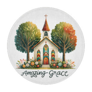 Amazing Grace Church Cutting Board