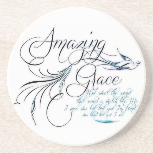 Amazing Grace Drink Coaster