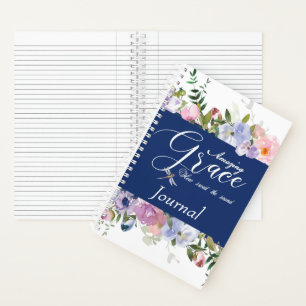 Amazing grace floral journal