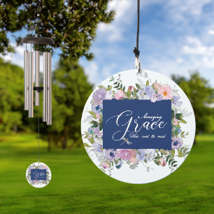 Amazing grace floral   wind chime 