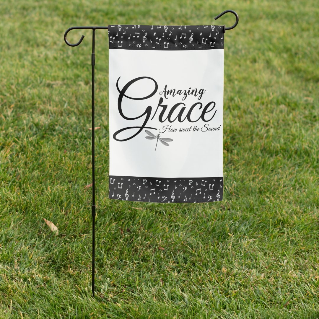 Amazing Grace Garden Flag | Zazzle